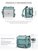 TRAVELMAX Mochila de viaje con puerto USB, compartimento para zapatos y bolsillo antirrobo