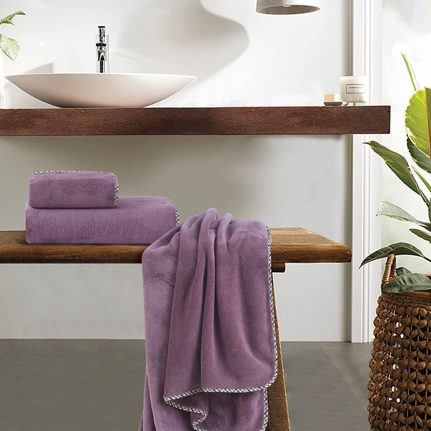 Solenza Premium-Badetuch | Leichtes Mikrofaserhandtuch mit Schnell-Trocknungs-Technologie