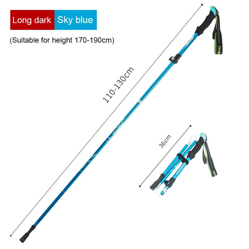 ULTRATRAIL TREKKER – Bastones de trekking telescópicos ultraligeros para un agarre seguro al caminar