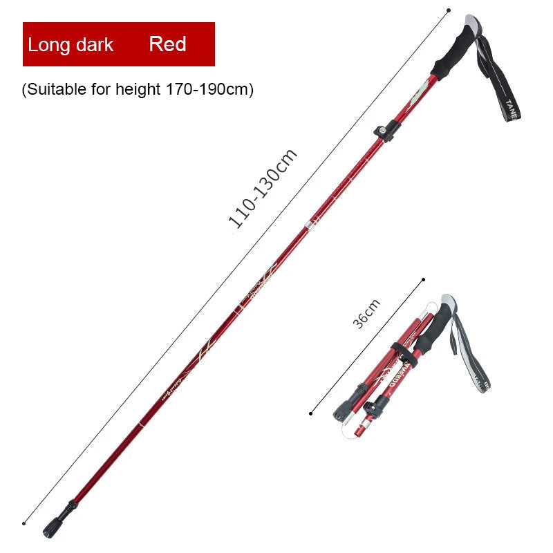 ULTRATRAIL TREKKER – Bastones de trekking telescópicos ultraligeros para un agarre seguro al caminar