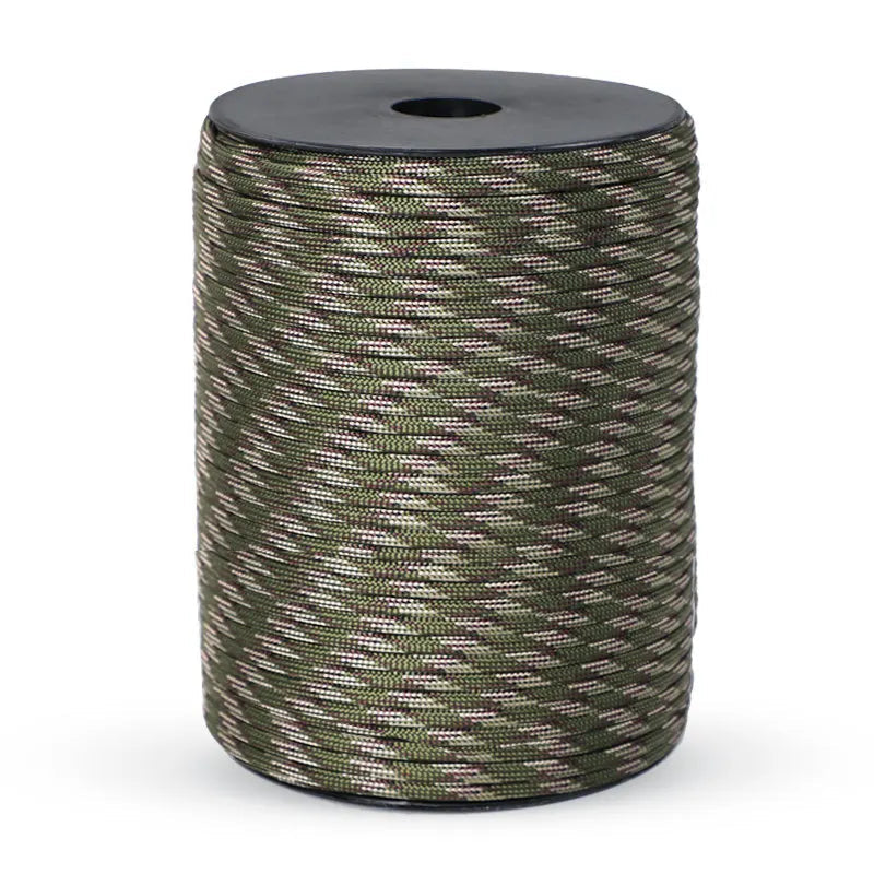 TerraStrong Survival Paracord | 100 m Militärqualität, 9-adrig | 259 kg Stärke | Outdoor-Camping- und Bastelseil 2