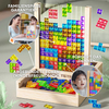 EcoBlock Tetris Bord – Duurzaam Houten Puzzel voor Kinderen & Volwassenen