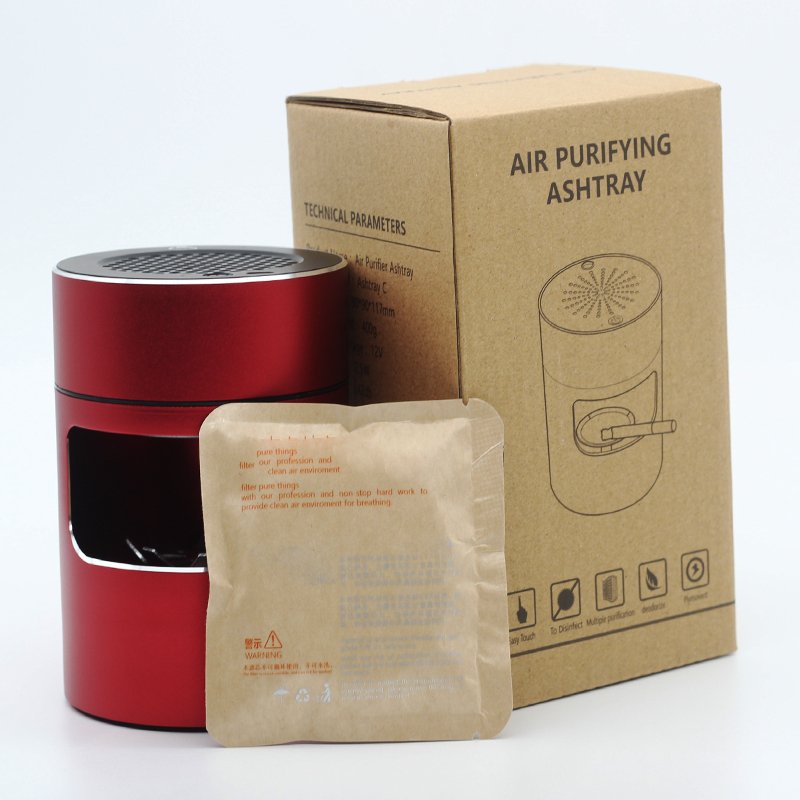 AIRNOVA – Tragbarer Rauchloser Aschenbecher mit HEPA-Filter & USB-Akku