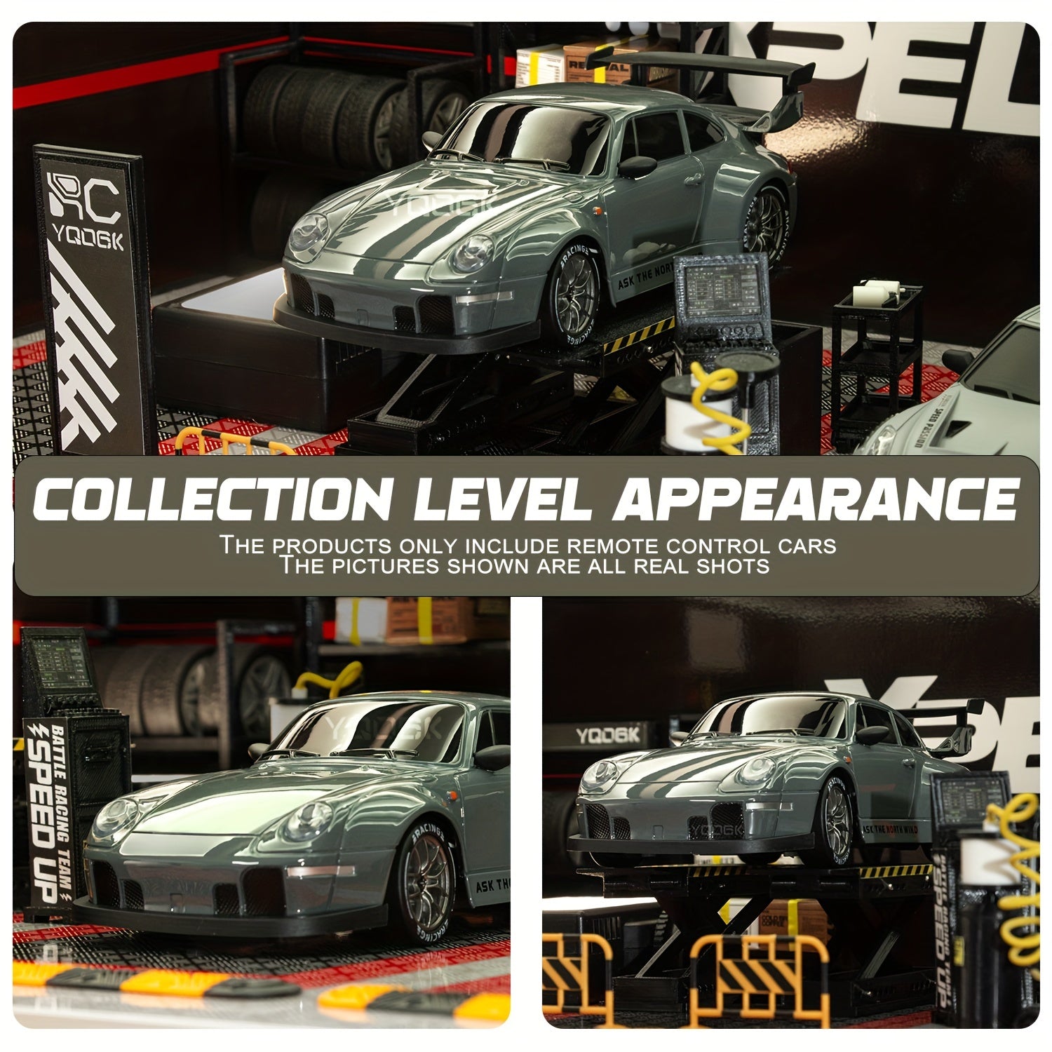 Ultimate Drift Racer – Coche RC 1:24 con ruedas LED y tracción en las cuatro ruedas