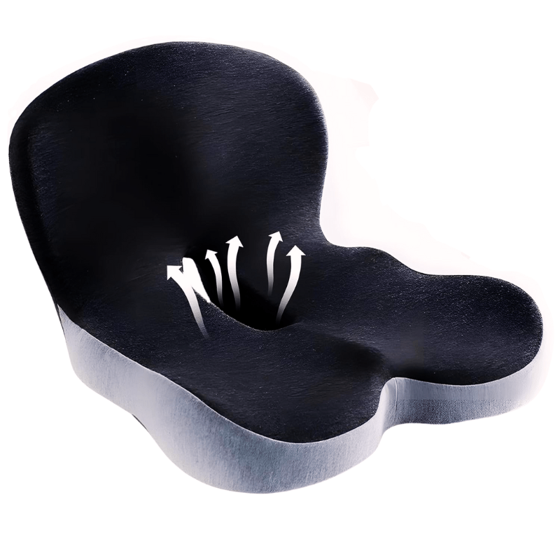 ErgoComfort Pad – Ergonomisches Memory Foam Sitzkissen