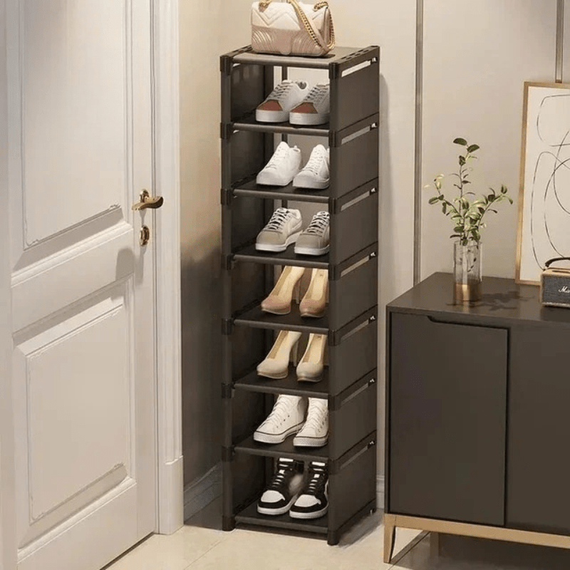 platzsparende aufbewahrung schuhe Schuh Ecke Regal – Stapelbares Schuhregal Für Ecken – Platzsparende Organisation Mit Stil