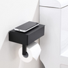 STAHLDELUXE TOILET HOLDER – Toilettenpapierhalter aus Edelstahl mit wasserdichtem Ablagefach für Handy & Hygieneartikel