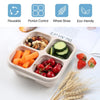 Bento-Style 4-Fach Meal-Prep-Boxen im 4er-Pack – Nachhaltig und Praktisch