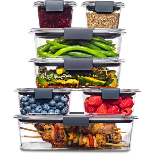 Set di contenitori per pasti senza BPA – 7 scatole impilabili per conservare freschezza e ordine