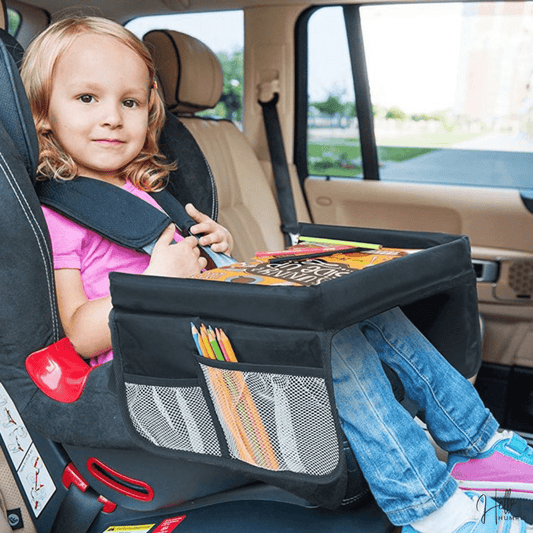 PlayPort – Reisetablett mit Seitentaschen für Kinder im Auto