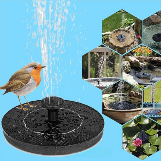 Solar Bird Fountain – Solarbetriebener Springbrunnen für Garten & Vögel | Nachhaltig und pflegeleicht