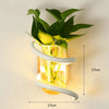 VASELUX – Wandleuchte aus Holz mit integrierter LED & dekorativer Vase 6