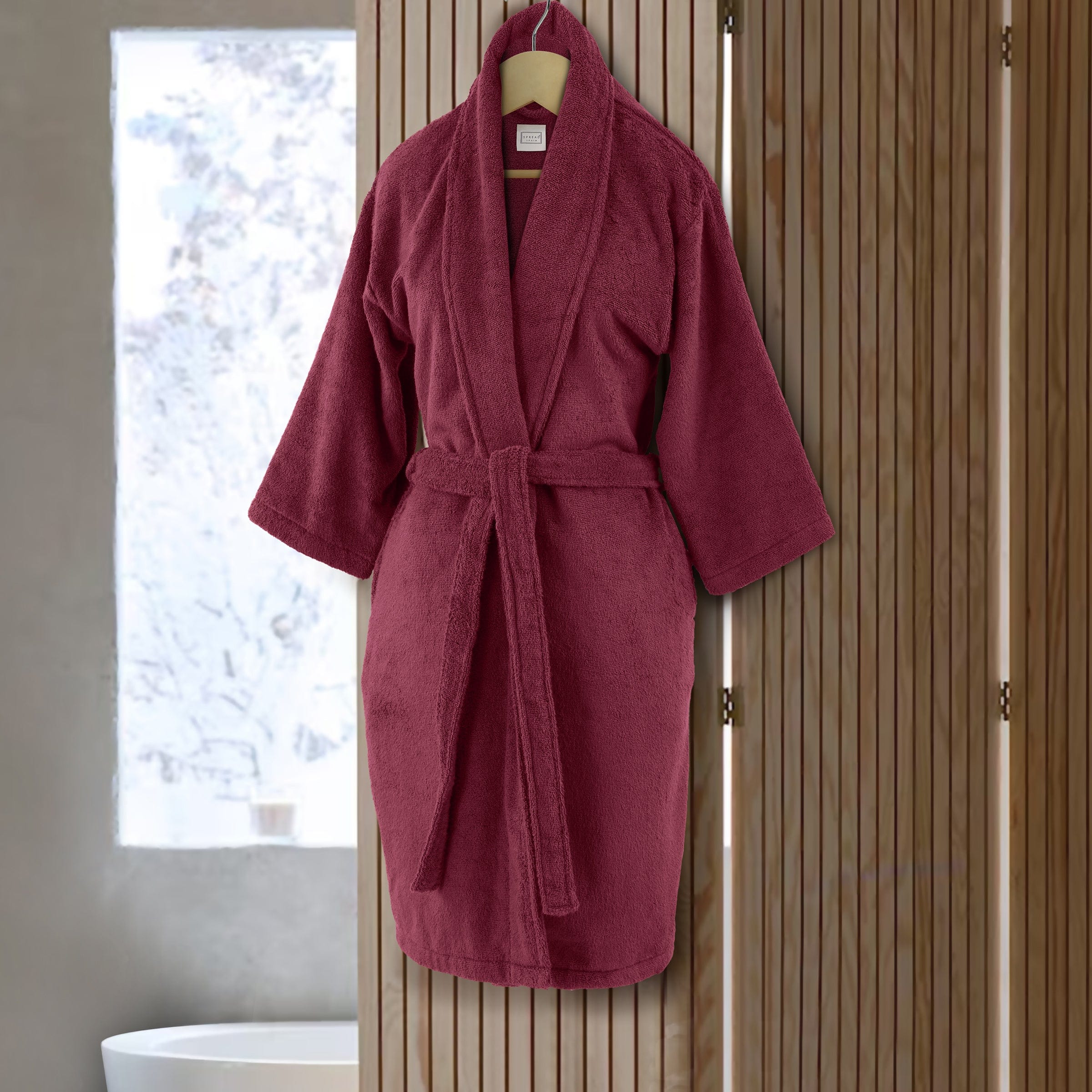 Serenique Spa Baumwollbademantel – Luxus & Komfort für Zuhause