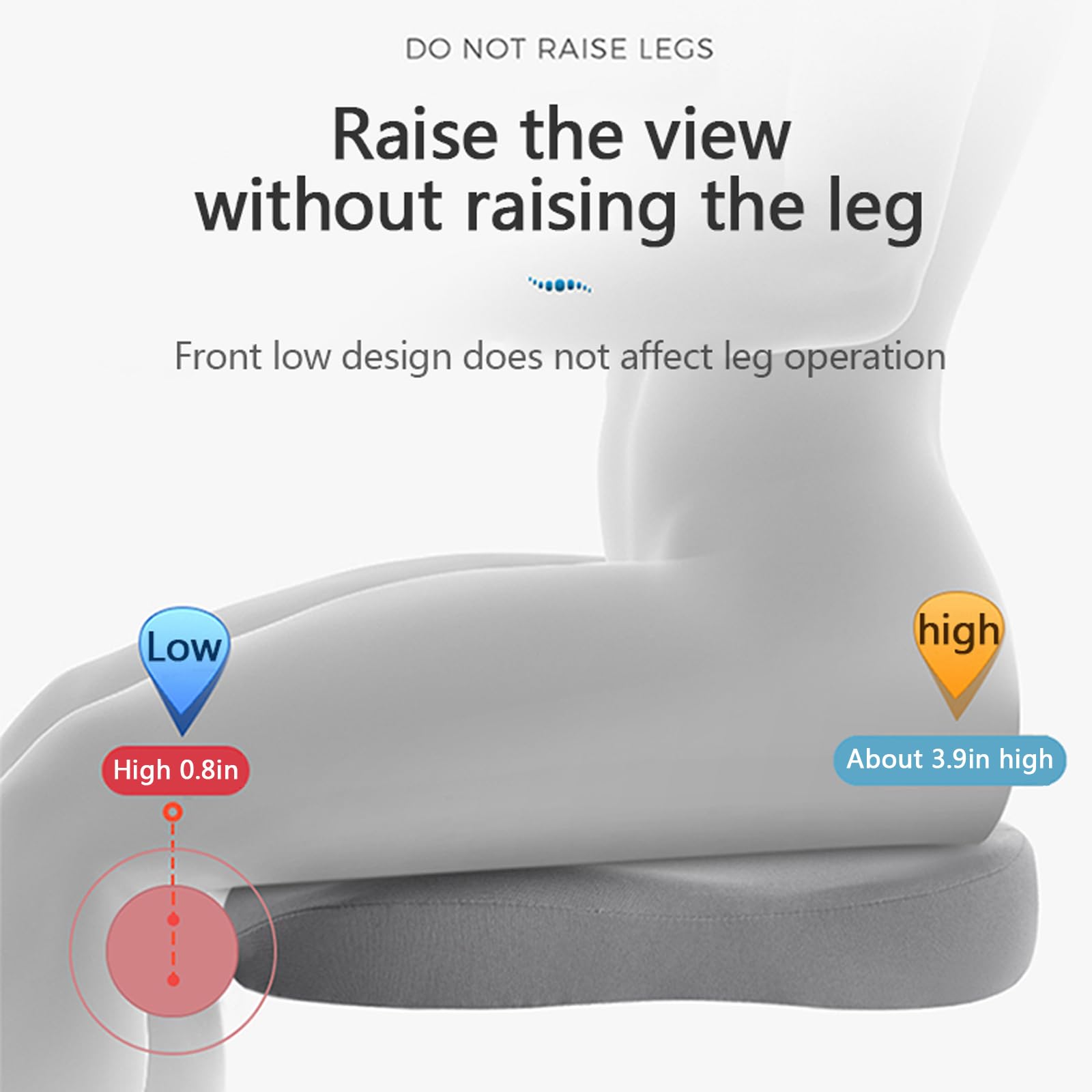 DRIVEUP – Ergonomisches Autositzkissen für bessere Sicht und Komfort