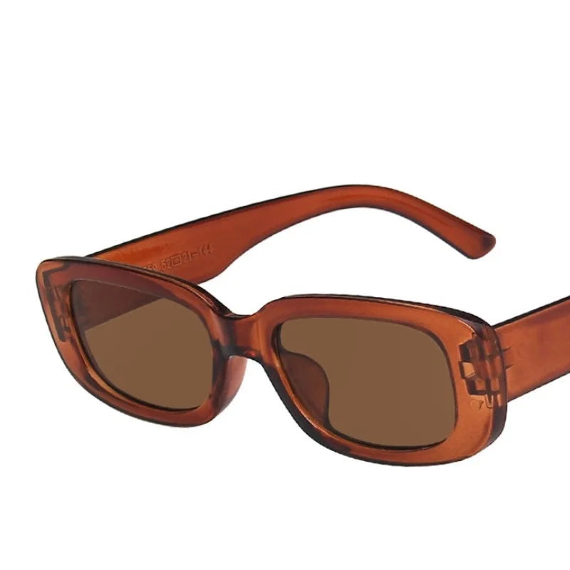 Vintage Shade – Lunettes de soleil rectangulaires pour femmes au style rétro avec protection UV400
