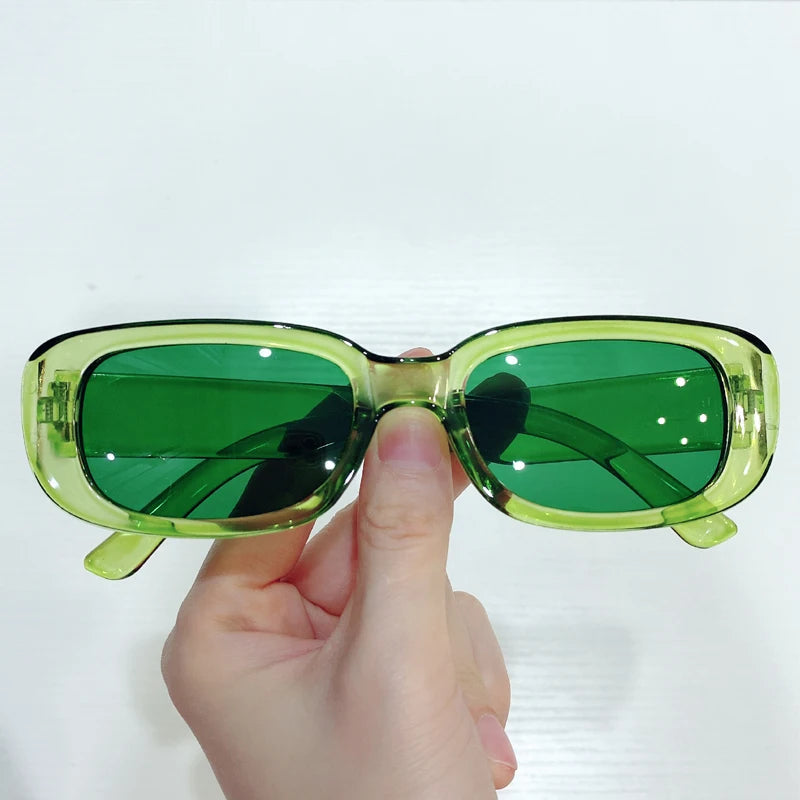 Vintage Shade – Lunettes de soleil rectangulaires pour femmes au style rétro avec protection UV400