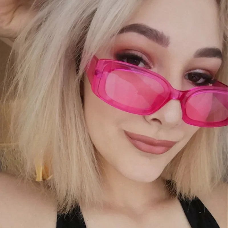 Vintage Shade – Lunettes de soleil rectangulaires pour femmes au style rétro avec protection UV400