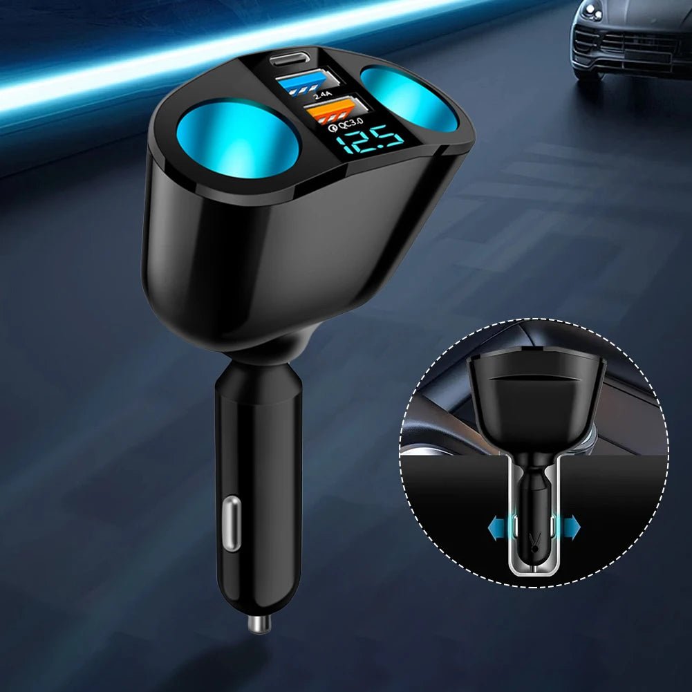 VOLTDUO – 12V–24V Kfz-Ladegerät mit zwei USB-Buchsen und heller LED-Spannungsanzeige 2