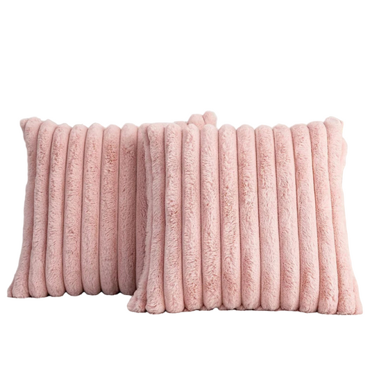VeluraSoft – Federa decorativa ultra morbida 45×45 cm in peluche