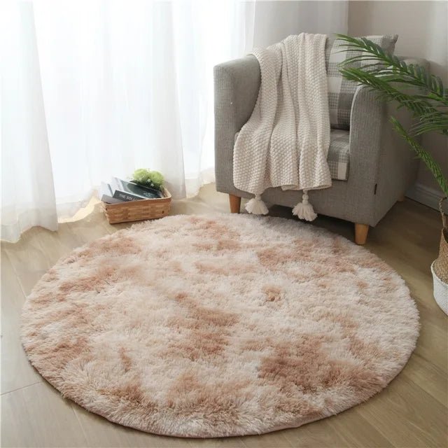 Velvéri Luxe FluffyMat Teppich | Ultraweicher, runder Plüschteppich für eine gemütliche Wohn- und Schlafzimmerdekoration 1