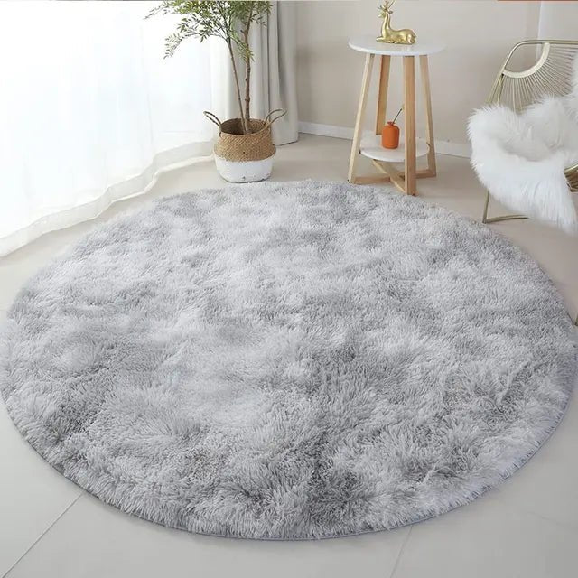 Velvéri Luxe FluffyMat Teppich | Ultraweicher, runder Plüschteppich für eine gemütliche Wohn- und Schlafzimmerdekoration 3