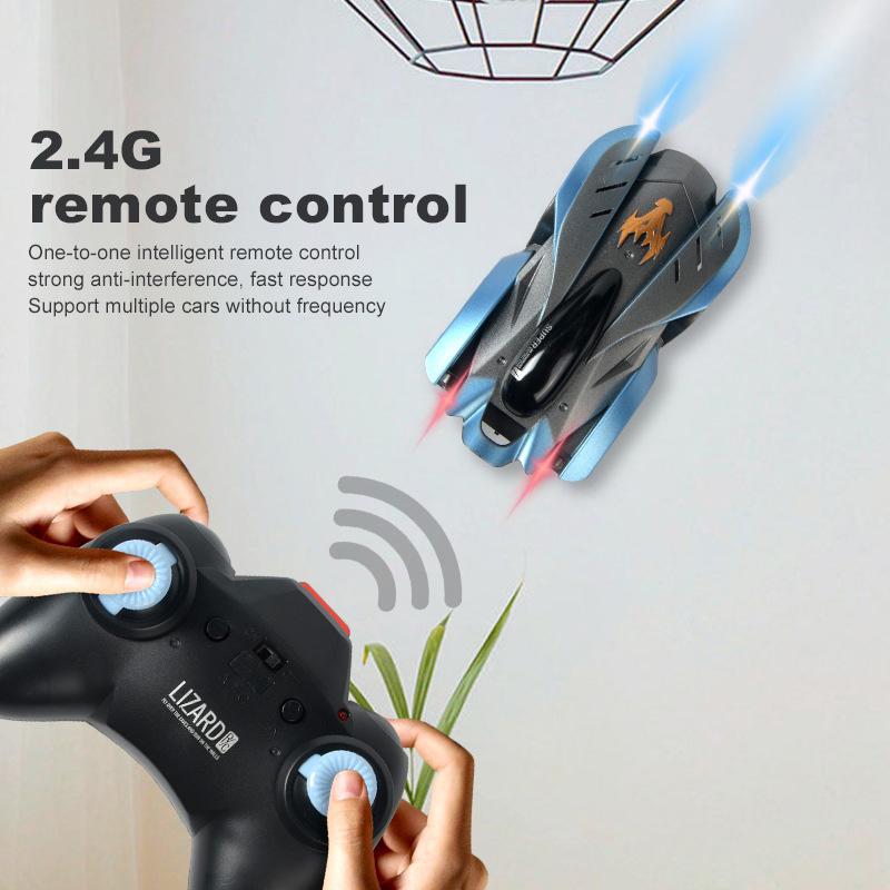 GRAVIX – Coche RC de acrobacias con conducción en paredes y techo