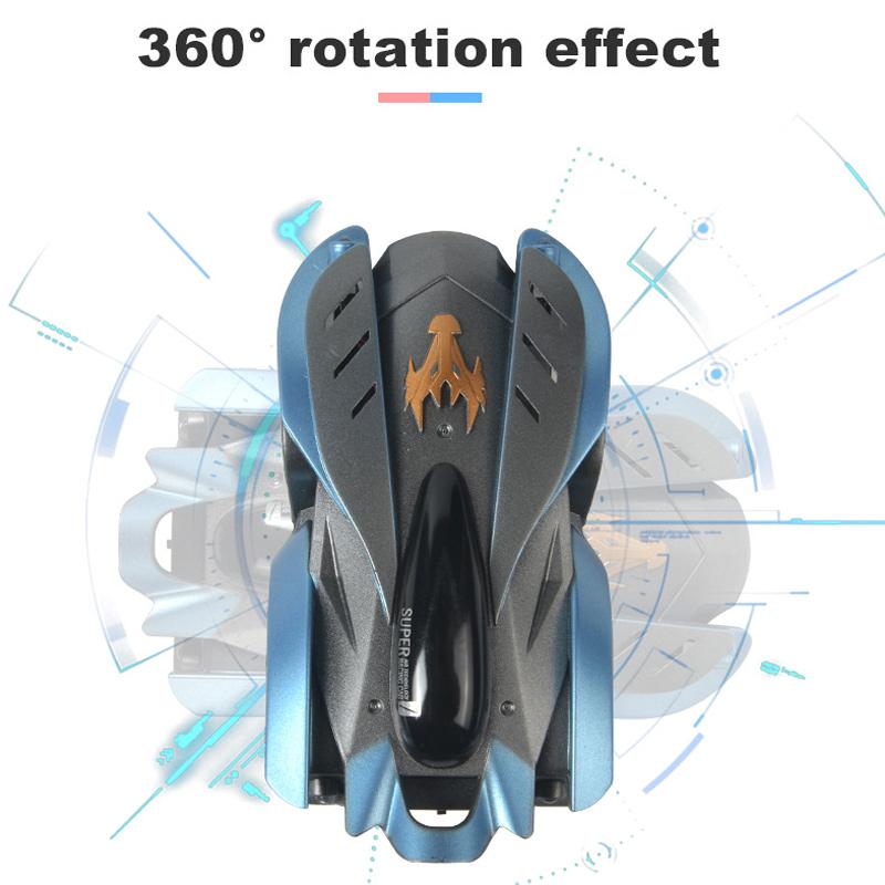 GRAVIX – Coche RC de acrobacias con conducción en paredes y techo