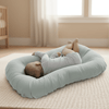 Vielseitiges orthopädisches Babykissen – Weiche, atmungsaktive Unterstützung für Neugeborene | Ergonomisches Memory Foam-Kissen für eine gesunde Kopf- und Nackenausrichtung 4
