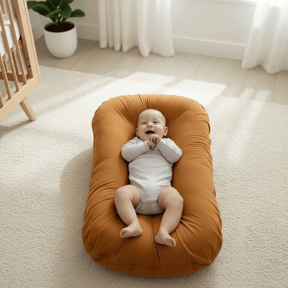 Vielseitiges orthopädisches Babykissen – Weiche, atmungsaktive Unterstützung für Neugeborene | Ergonomisches Memory Foam-Kissen für eine gesunde Kopf- und Nackenausrichtung 5