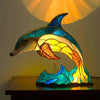 VitraFauna Lampe d'art – Lampe de table artistique avec motif animalier pour des accents élégants