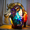 VitraFauna Lampe d'art – Lampe de table artistique avec motif animalier pour des accents élégants