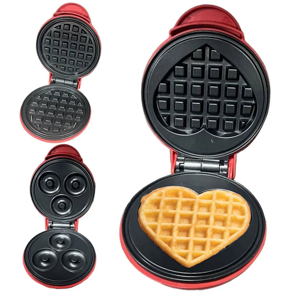 WAFFLEJOY MINI – Kompaktes Waffeleisen mit Schnellheizfunktion für ein schnelles Frühstück 3