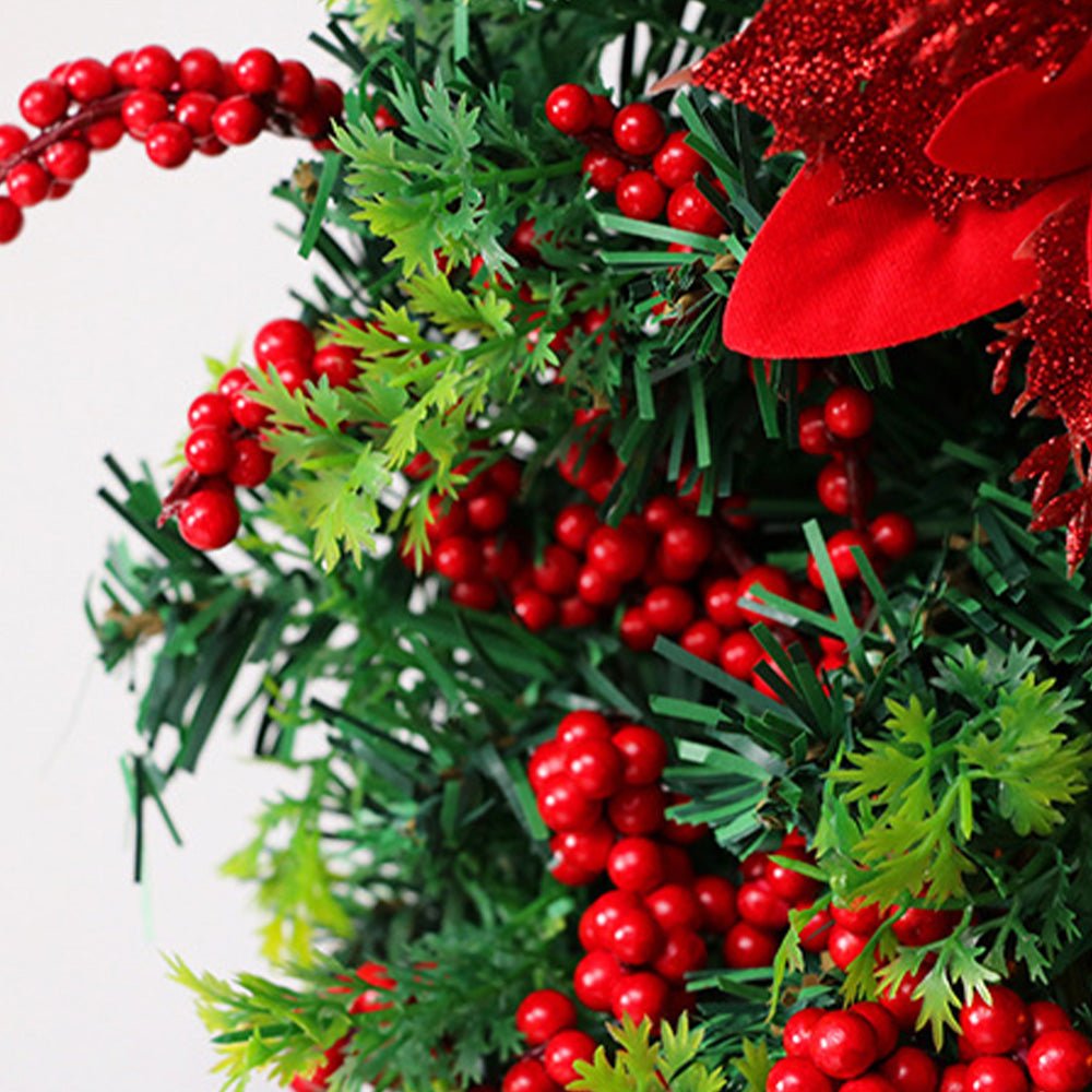 WREATHLUME – Weihnachtslaternenkranz mit Ornamenten und gemütlichem Schein 6