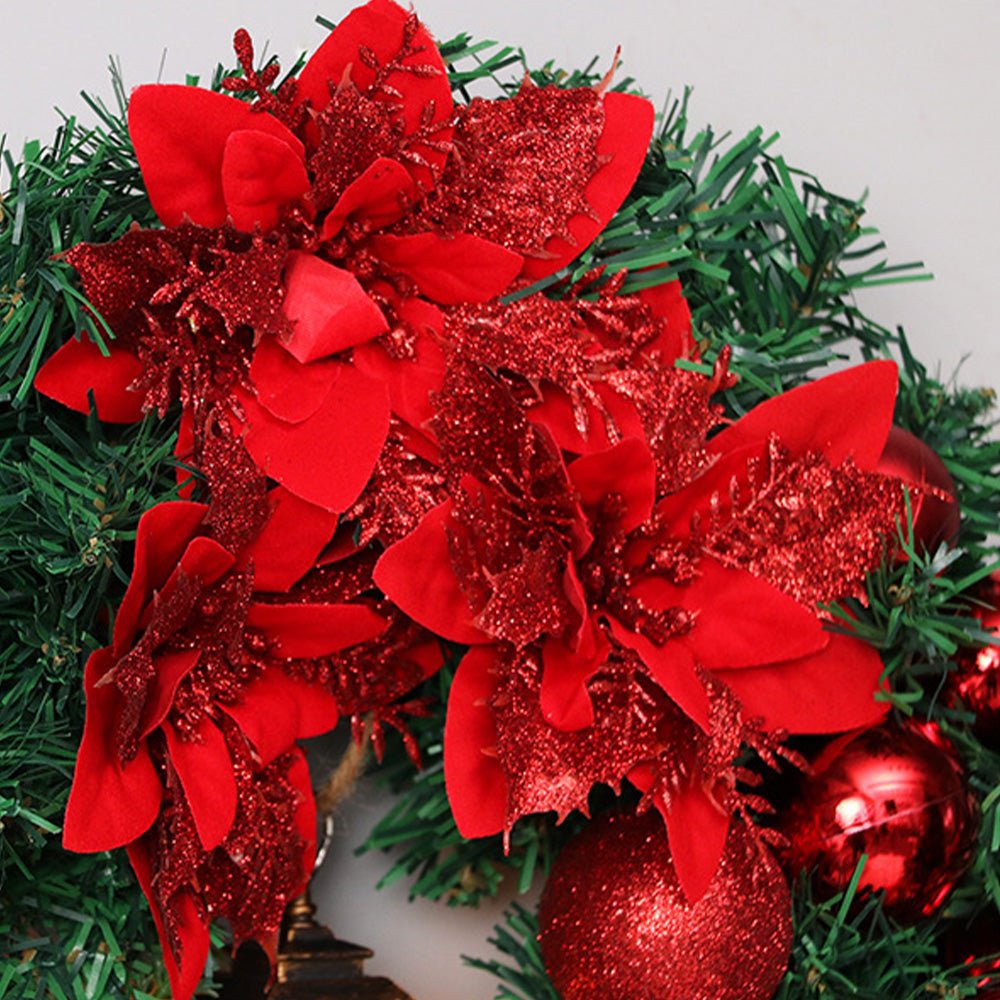WREATHLUME – Weihnachtslaternenkranz mit Ornamenten und gemütlichem Schein 7