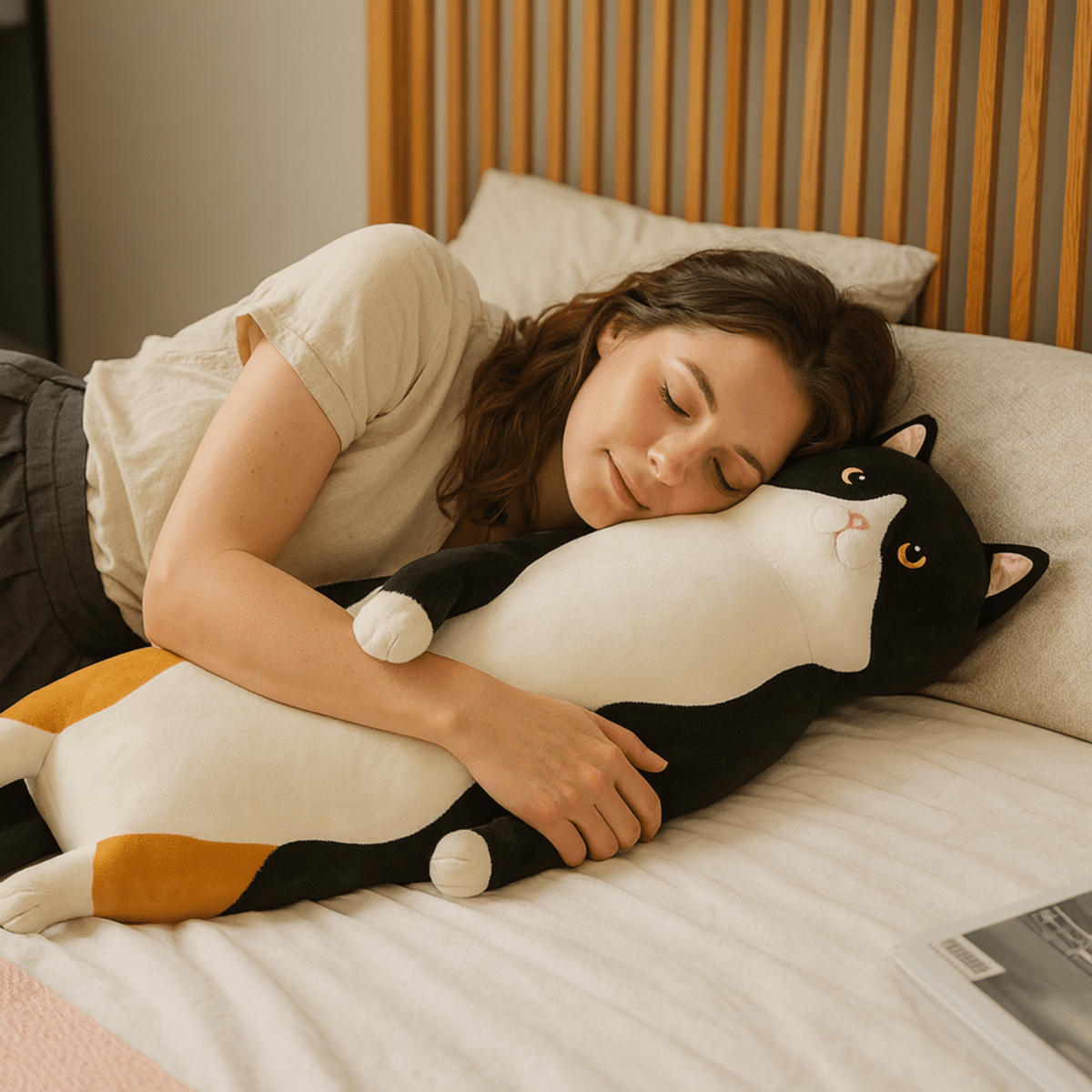 CUDDIPAWS – Weiches Plüschkissen für Kinder