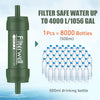 Westtune Paille Filtrante à Eau – Mini Filtre à Eau Portable pour Camping & Randonnée