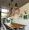 Suspension WoodArt – Suspension en bois faite main avec lumière chaude et style scandinave