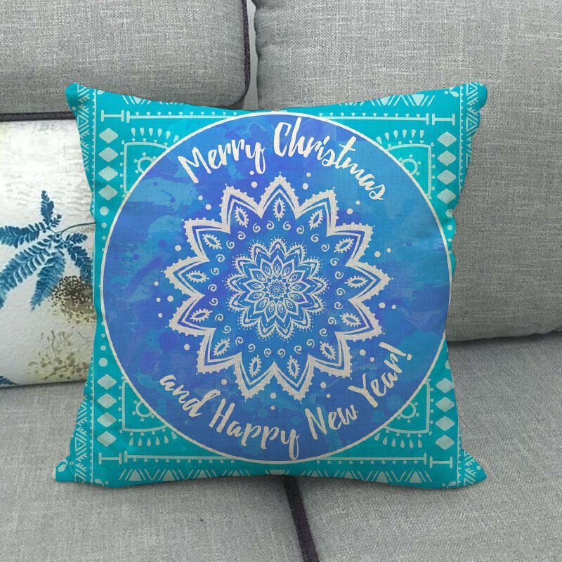 YULECUSH – Festlicher 18-Zoll-Kissenbezug mit verstecktem Reißverschluss für die Weihnachtsdekoration 69