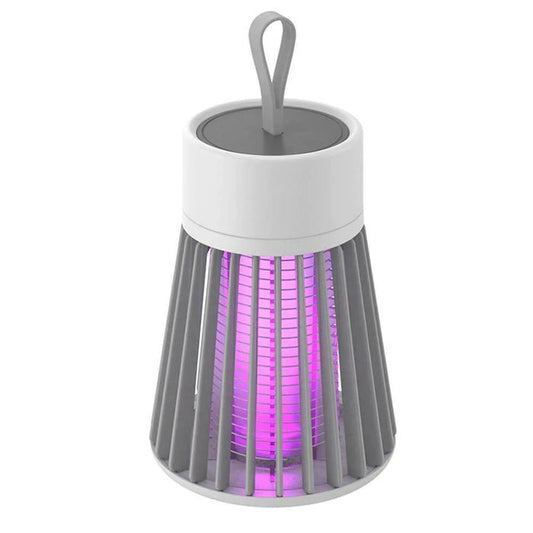 LumiGuard lámpara portátil para eliminación de mosquitos | Trampa de insectos UV silenciosa para protección en interiores y exteriores