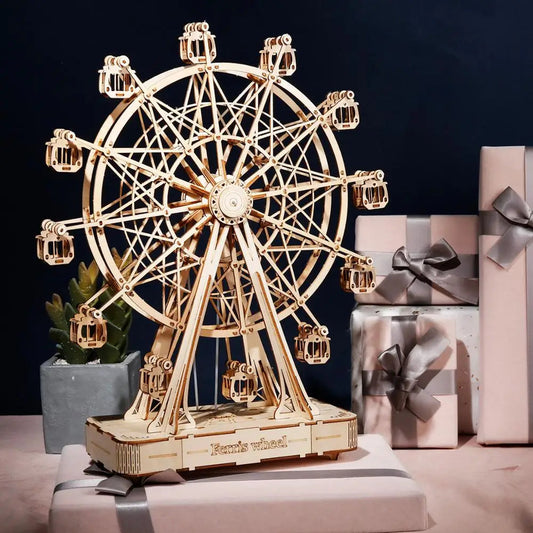 WheelCraft – Ruota panoramica gigante 3D in legno da costruire per bambini e adulti