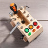 TAVOLA ATTIVITÀ MONTESSORI – Gioco educativo interattivo per lo sviluppo della motricità e del pensiero logico (3–12 anni)