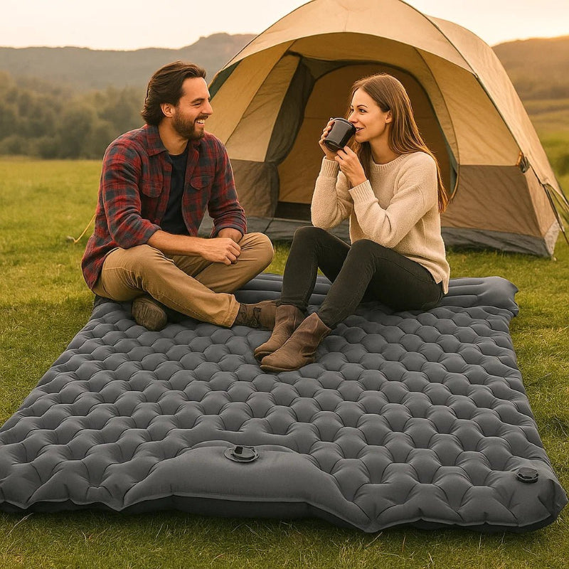 OASISMAT – Ultraleichte selbstaufblasende Doppel-Campingmatte