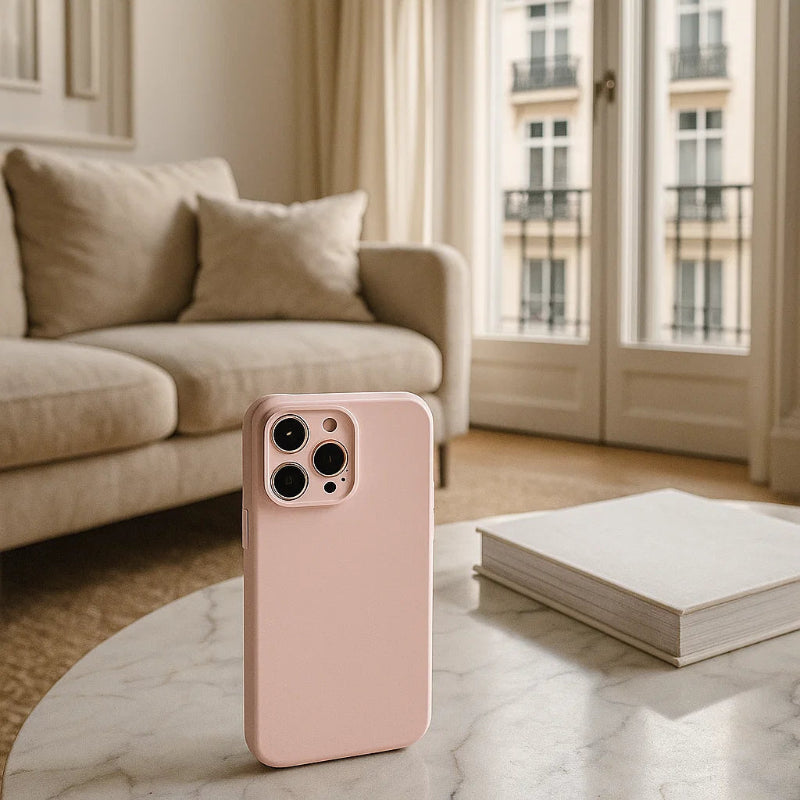 FARBSPIEL – Funda de silicona colorida y resistente a los golpes para la serie iPhone 16 y 17