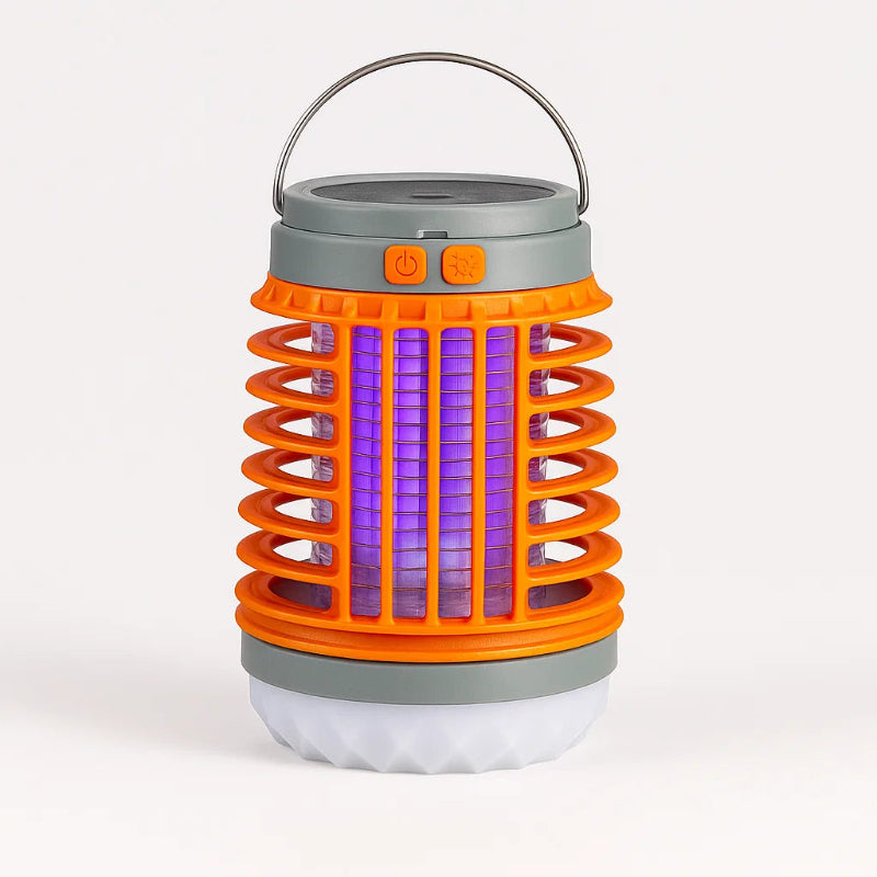 ZAPPERLANTERN – Eliminador solar de insectos 2 en 1 y linterna de camping