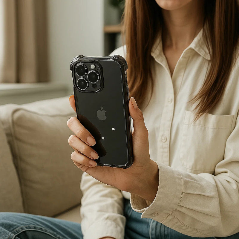 Impact Garde – Stoßfestes transparentes Bumper-Case für iPhone
