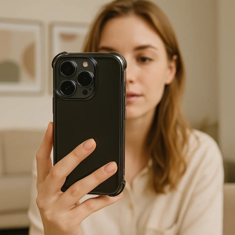 Impact Garde – Stoßfestes transparentes Bumper-Case für iPhone
