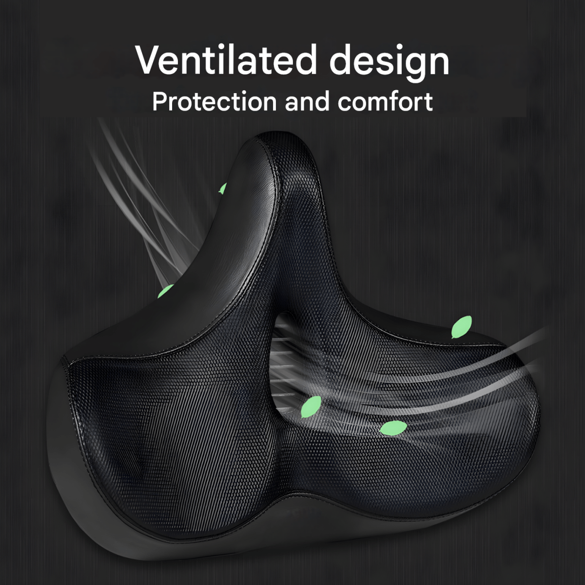 Ergorid Thron Touring Saddle – Ergonomischer Komfortsattel für Männer & Frauen