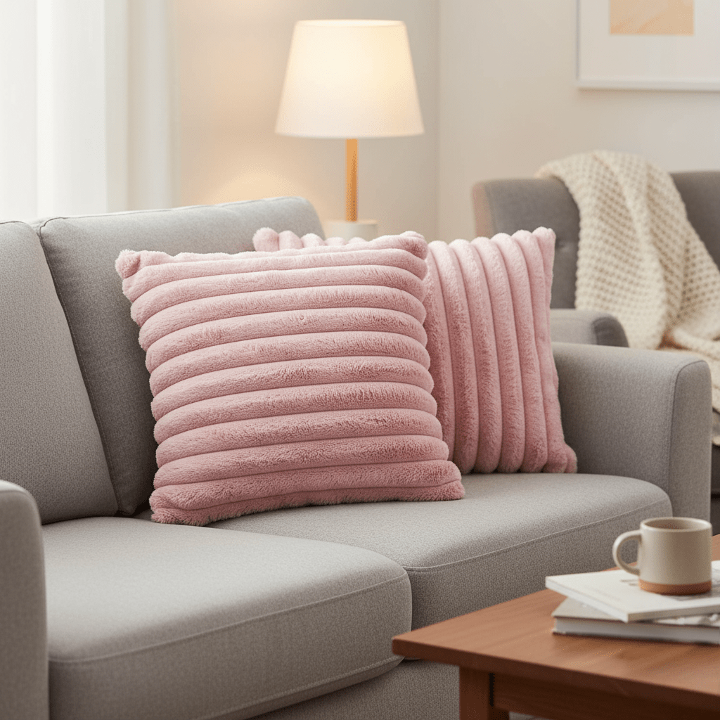 VeluraSoft – Ultraweicher Deko Kissenbezug aus Plüsch