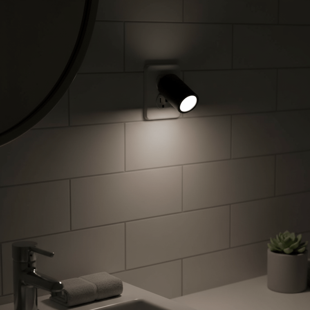 AURORA LED-Nachtlampe – Dimmbares Licht mit Sensor für Schlafzimmer & Flur