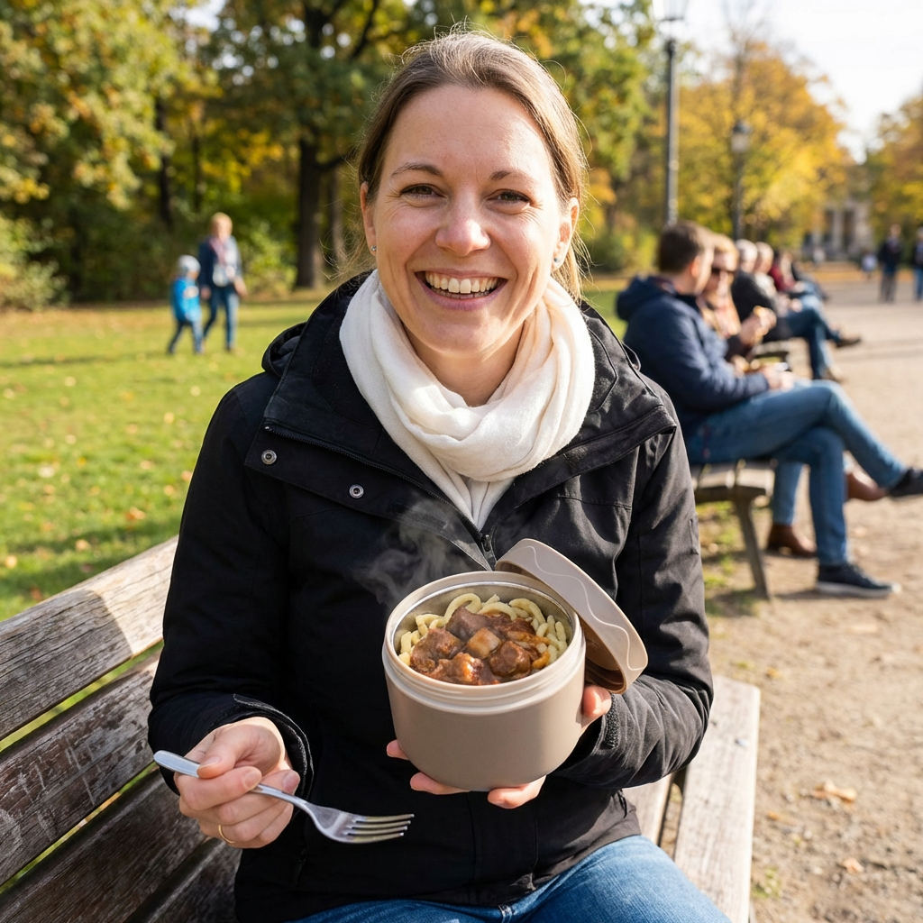 3-teiliges Lunchbox Set – Isoliert, Auslaufsicher und praktisch für unterwegs